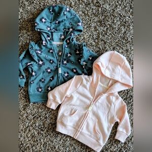 Kids Floral and Solid Hoodies